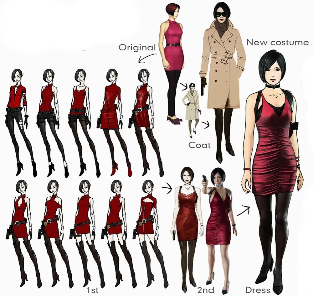 کانسپت آرت ایدا RE2Remake